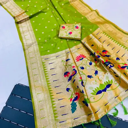 Soft Paithani Silk Saree